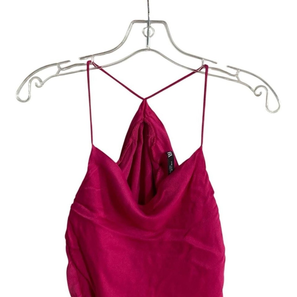 Zara Pink satin crop top - Picture 4 of 4